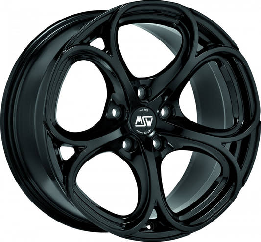 MSW 82 gloss black 8x18 ET40 - LK5/100 ML63.3