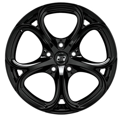 MSW 82 gloss black 8x18 ET40 - LK5/100 ML63.3