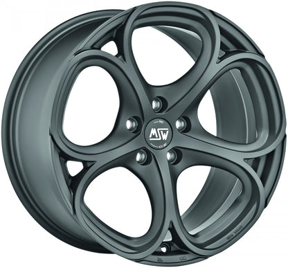 MSW 82 matt gun metal 8x18 ET30 - LK5/110 ML65.06