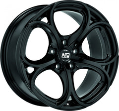 MSW 82 gloss black Alufelge 8x18 Zoll ET40 LK 5x110 ML65.06