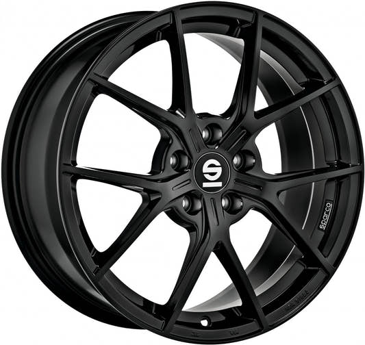 Sparco Podio gloss black 8.5x19 ET35 - LK5/120 ML72.56