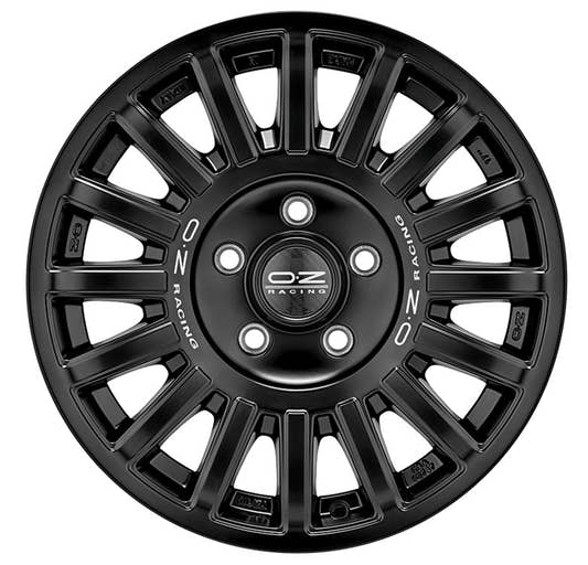 OZ Rally Raid matt black 8x17 ET25 - LK6/139.7 ML106.1
