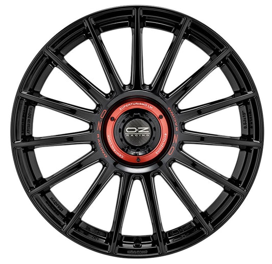 OZ Superturismo Evoluzione gloss black 8.5x19 ET38 - LK5/114.3 ML75