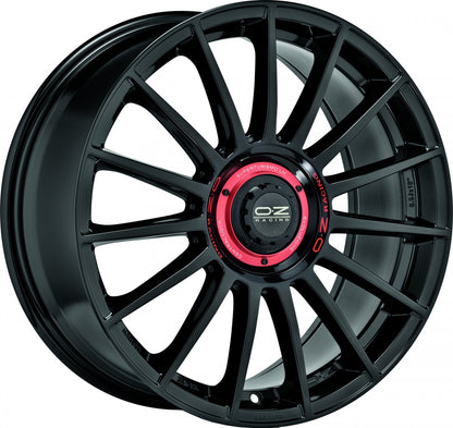 OZ Superturismo Evoluzione gloss black 8x18 ET48 - LK5/112 ML75