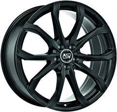 MSW 48 matt black Alufelge 8x18 Zoll ET28 LK 5x112 ML66.56