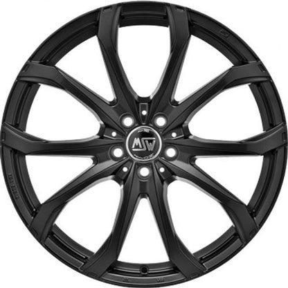 MSW 48 matt black Alufelge 7.5x17 Zoll ET50 LK 5x120 ML65.06 – Bild 2