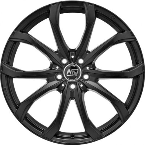 MSW 48 matt black Alufelge 7.5x17 Zoll ET45 LK 5x108 ML73.1 – Bild 2