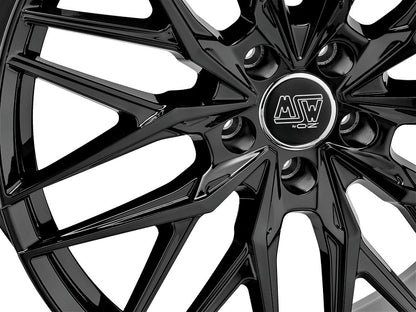 MSW 50 gloss black 9.5x21 ET31 - LK5/112 ML66.56