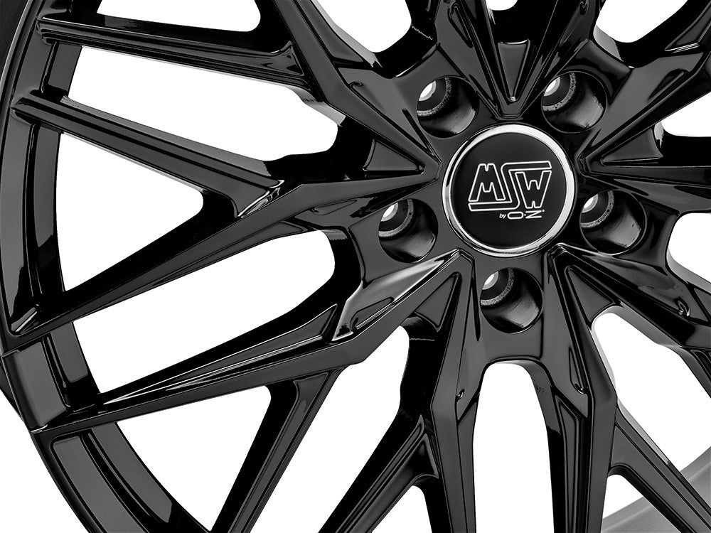 MSW 50 gloss black 9.5x21 ET49 - LK5/120 ML72.56
