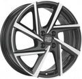 MSW 80/4 gloss black full polished Alufelge 6x15 Zoll ET40 LK 4x100 ML63.3
