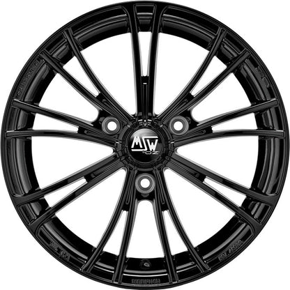 MSW X2 gloss black 5.5x15 ET30 - LK3/112 ML57.06
