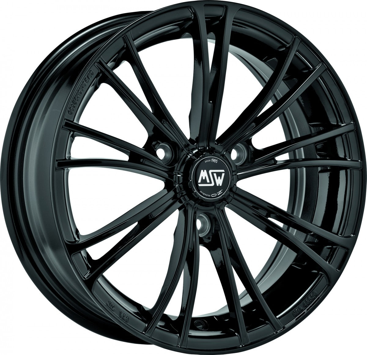 MSW X2 gloss black 6.5x15 ET30 - LK3/112 ML57.06