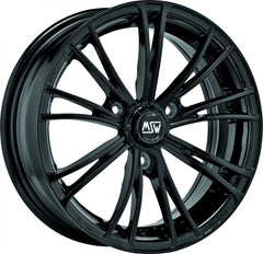 MSW X2 gloss black Alufelge 6.5x15 Zoll ET30 LK 3x112 ML57.06