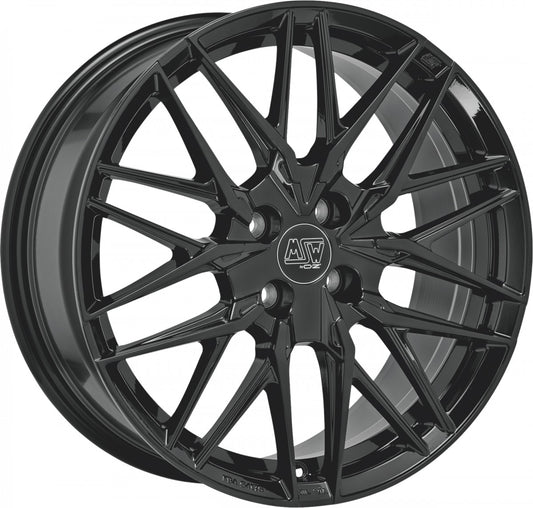 MSW 50/4 gloss black 7.5x18 ET32 - LK4/108 ML65.06