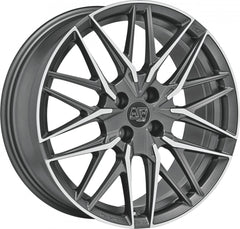 MSW 50/4 gun metal poliert Alufelge 7.5x18 Zoll ET38 LK 4x108 ML63.4
