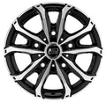 MSW 48 Van gloss black full polished Alufelge 7.5x18 Zoll ET45 LK 5x108 ML65.06