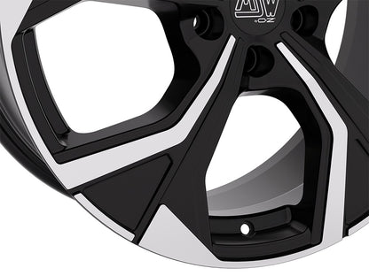 MSW 43 gloss black full polished Alufelge 8x19 Zoll ET45 LK 5x112 ML73.1 – Bild 4