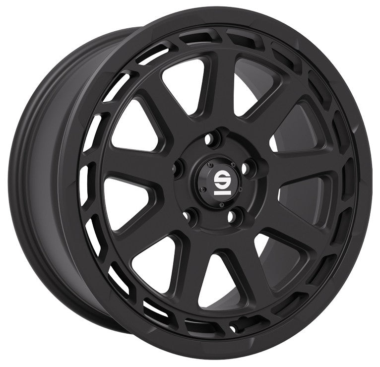 Sparco Gravel matt black 8x18 ET45 - LK5/114.3 ML73.1