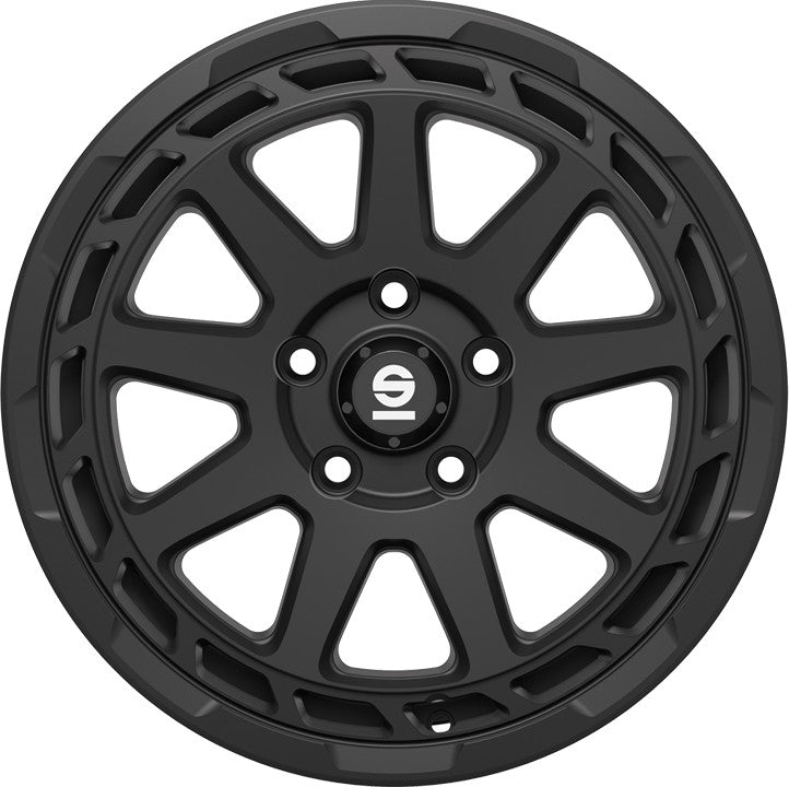 Sparco Gravel matt black 8x18 ET45 - LK5/114.3 ML73.1