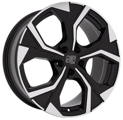MSW 43 gloss black full polished Alufelge 8.5x20 Zoll ET45 LK 5x114.3 ML73.1