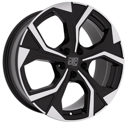 MSW 43 gloss black full polished Alufelge 9x20 Zoll ET42 LK 5x112 ML57.06