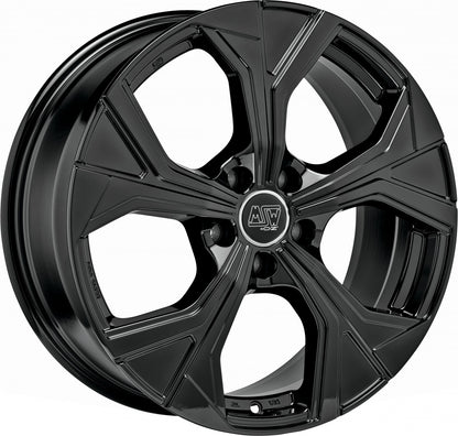 MSW 43 gloss black 7.5x18 ET46 - LK5/100 ML57.06