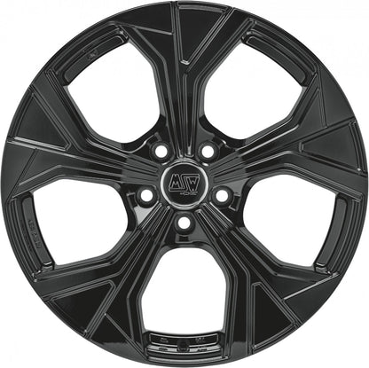 MSW 43 gloss black 7.5x18 ET46 - LK5/100 ML57.06