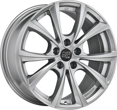 MSW 27 T full silver Alufelge 8.5x19 Zoll ET35 LK 5x114.3 ML64.12