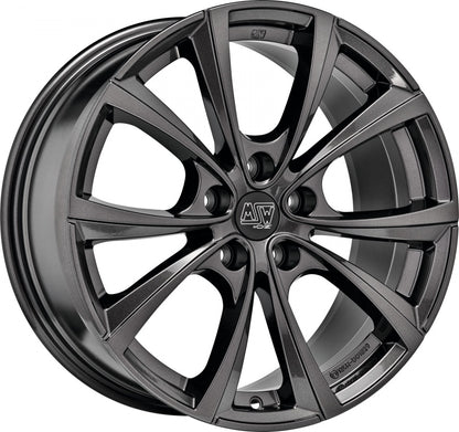 MSW 27 T gloss dark grey 8.5x19 ET35 - LK5/114.3 ML64.12