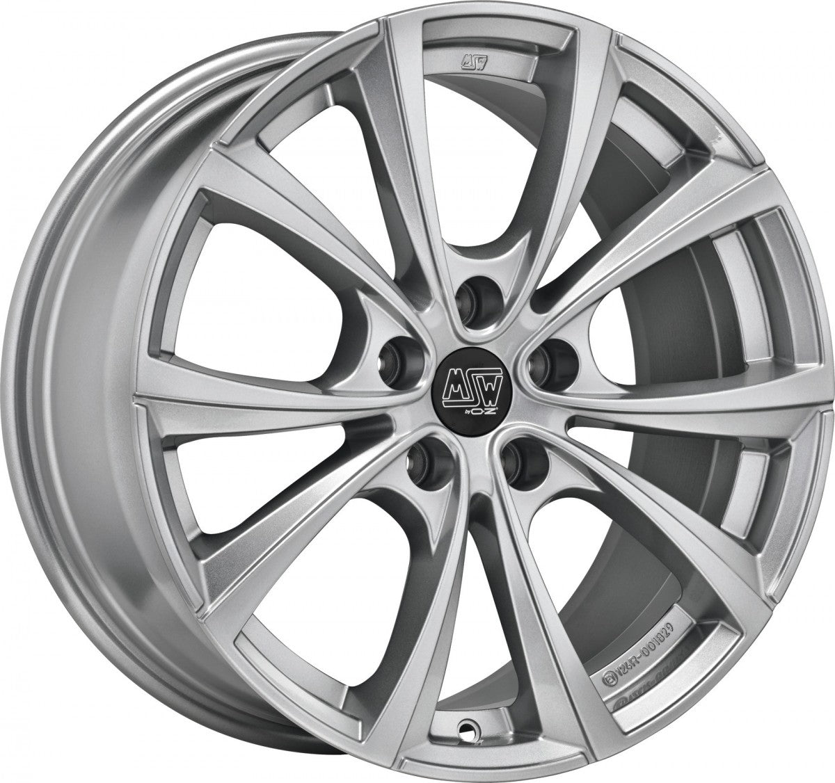 MSW 27 T full silver 9.5x20 ET45 - LK5/114.3 ML64.12