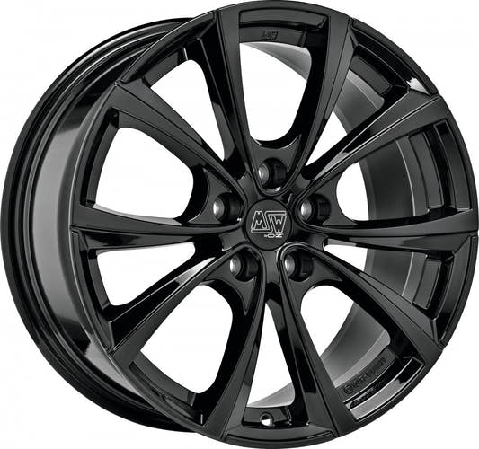 MSW 27 T gloss black Alufelge 9.5x20 Zoll ET45 LK 5x114.3 ML64.12