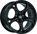 MSW 82 gloss black Alufelge 9x18 Zoll ET34 LK 5x110 ML65.06