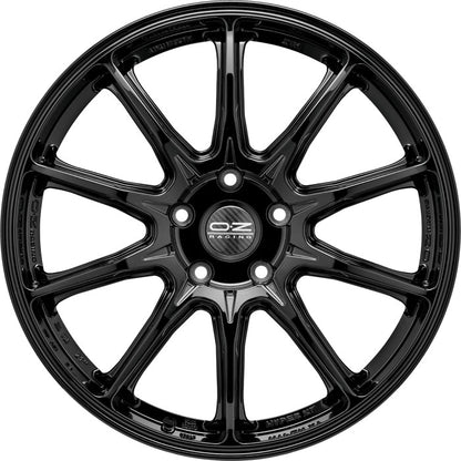 OZ Hyper XT HLT gloss black 10x21 ET25 - LK5/110 ML65.06