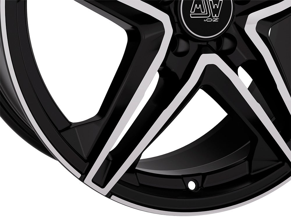MSW 31 gloss black full polished 7.5x18 ET33 - LK5/112 ML73.1