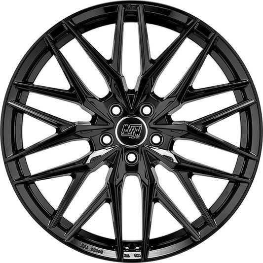 MSW 50 gloss black 9.5x22 ET36 - LK5/112 ML66.56