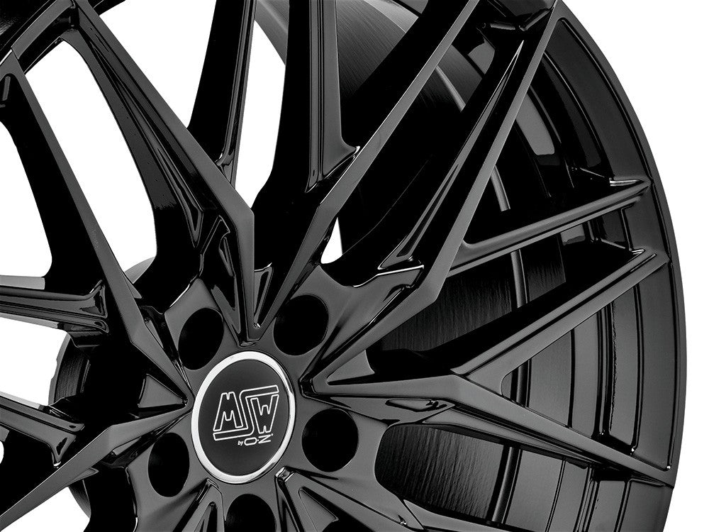 MSW 50 gloss black 9.5x22 ET49 - LK5/120 ML72.56