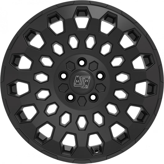 MSW 99 matt black 8x17 ET45 - LK5/120 ML65.06