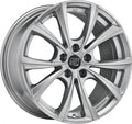 MSW 27 T full silver Alufelge 9.5x19 Zoll ET40 LK 5x120 ML64.12