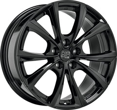 MSW 27 T gloss black Alufelge 9.5x19 Zoll ET40 LK 5x120 ML64.12