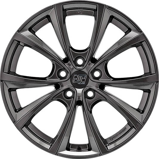 MSW 27 T gloss dark grey Alufelge 10.5x19 Zoll ET45 LK 5x120 ML64.12