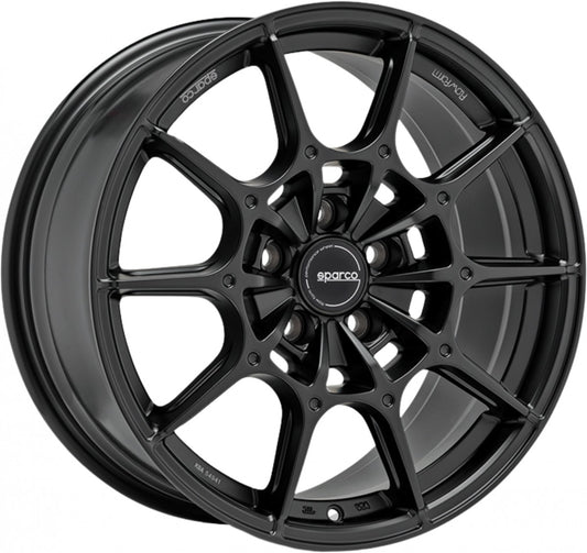 Sparco FF2 matt black 7.5x18 ET45 - LK5/100 ML63.3