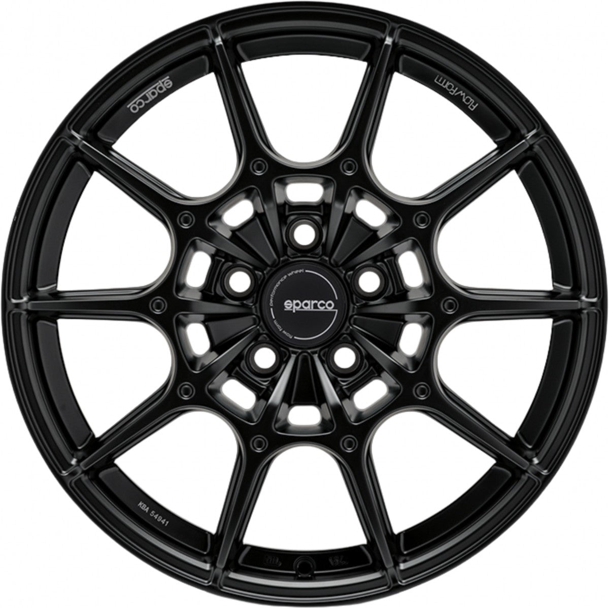 Sparco FF2 matt black 7.5x18 ET45 - LK5/100 ML63.3
