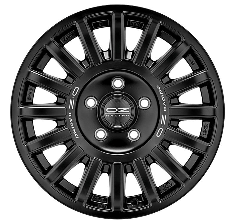 OZ Rally Raid matt black 8x17 ET0 - LK5/150 ML110.1