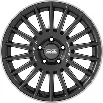 OZ Rally Desert matt black diamond lip 8x18 ET55 - LK5/120 ML65.06