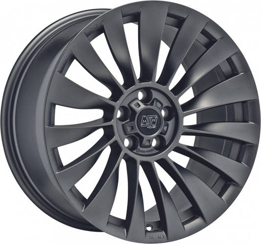 MSW 37 T matt dark graphite Alufelge 9.5x19 Zoll ET45 LK 5x114.3 ML64.12
