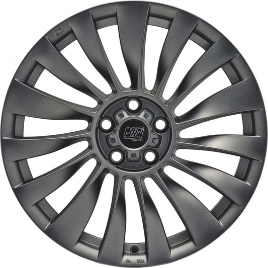 MSW 37 T matt dark graphite 9.5x20 ET45 - LK5/114.3 ML64.12