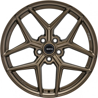 Sparco FF3 rally bronze Alufelge 8x19 Zoll ET46 LK 5x112 ML73.1 – Bild 2