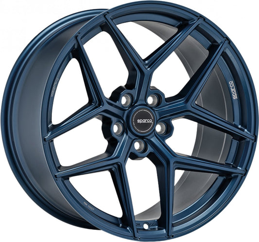 Sparco FF3 matt blue 9x19 ET24 - LK5/112 ML73.1