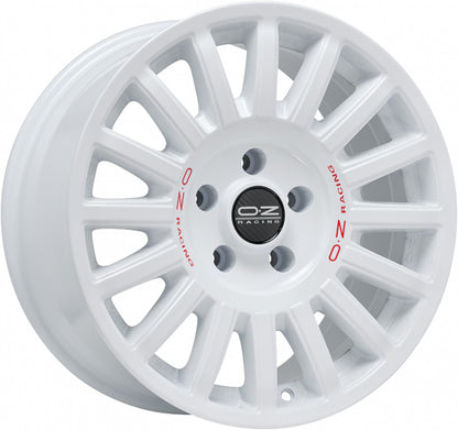 OZ Rally Raid race white 8.5x18 ET32 - LK5/130 ML71.5