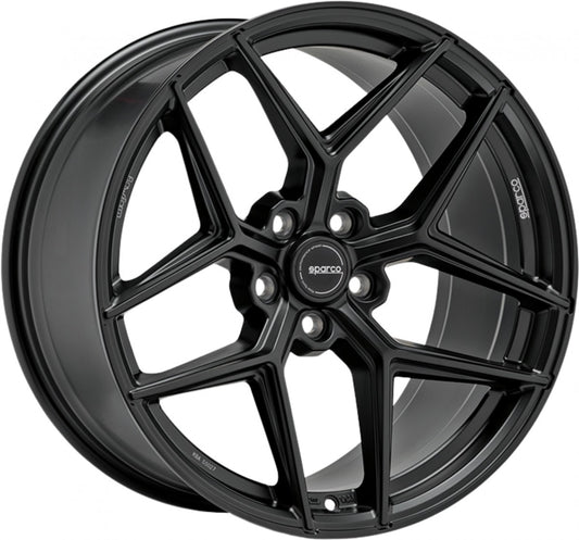 Sparco FF3 matt black 8x18 ET45 - LK5/114.3 ML73.1